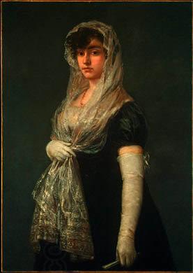 Francisco de Goya Joven dama con mantilla y basquina China oil painting art